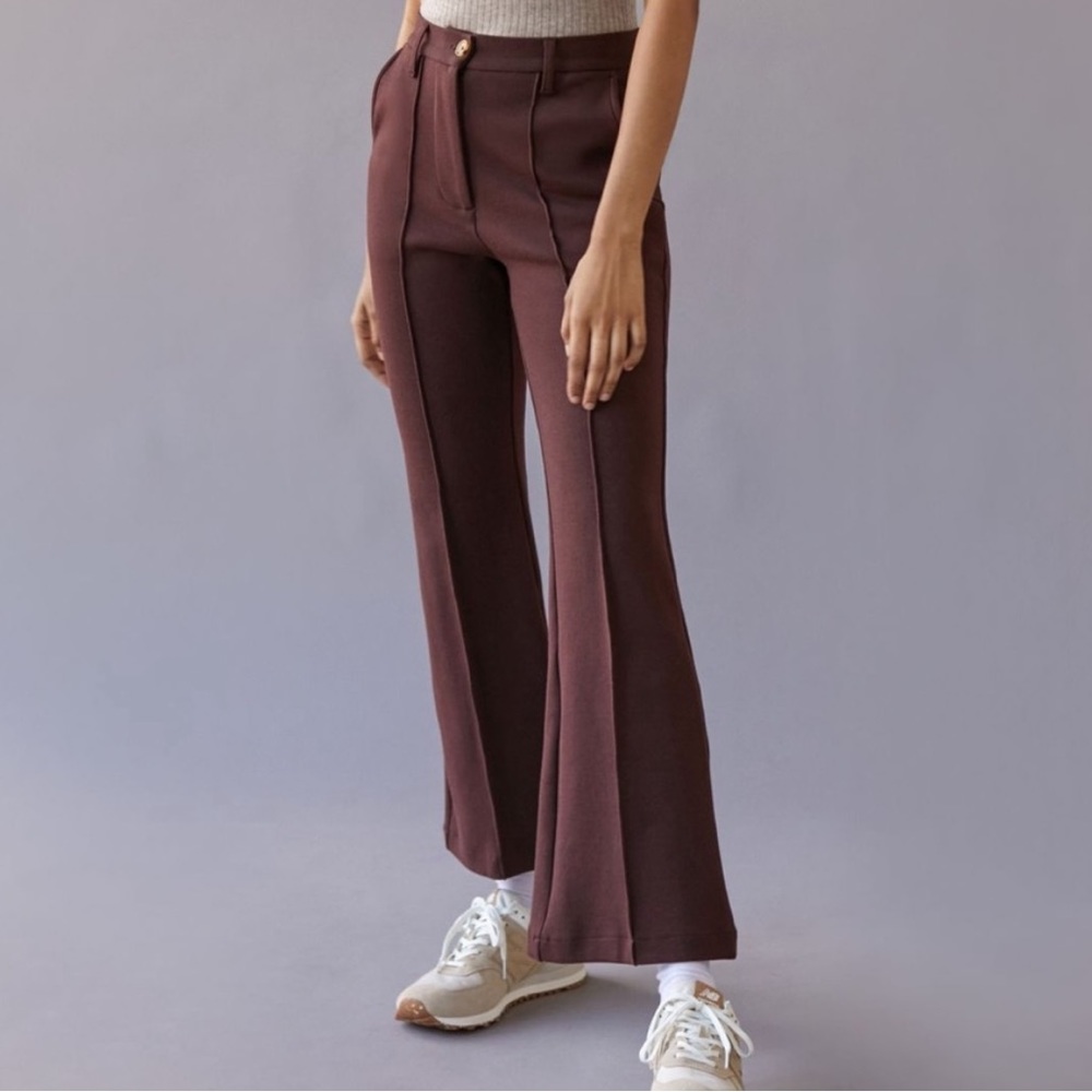 UO Isabella Ponte High Waisted Flare Pant
